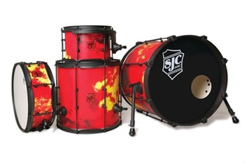 Josh Dun The Ned 4-Piece Kit with Snare - 7 inch. x 10 inch.. 14 inch. x 14 inch., 14 inch. x 18 inch., 5 inch. x 14 inch.