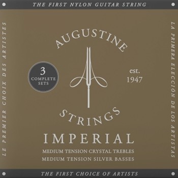 Imperial Red 3-Pack Medium Tension Nylon Guitar Strings