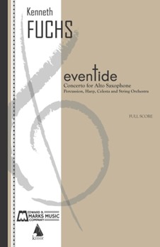 Eventide (Full Score) - for Alto Saxophone, Percussion, Harp, Celesta And String Orchestra