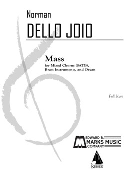 Mass (Full Score) - SATB, Brass Choir and Organ