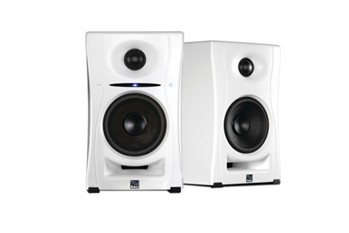 LP-UNFW 4 Inch 2-Way Powered Loudspeaker System with Bluetooth (Pair) - White