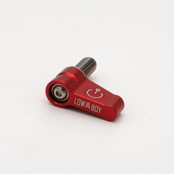 Low Boy Power Switch - 1/4 inch. Thread - Red Finish