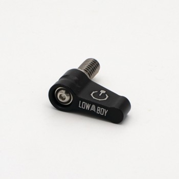 Low Boy Power Switch - 1/4 inch. Thread - Black Finish