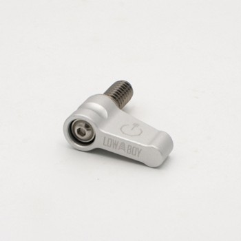 Low Boy Power Switch - 1/4 inch. Thread - Silver Finish