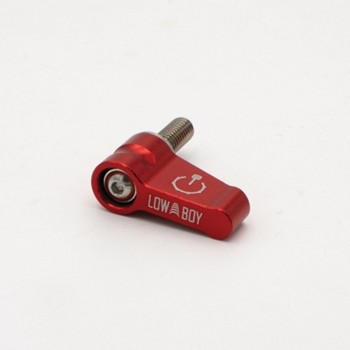 Low Boy Power Switch - 10/32 Thread - Red Finish