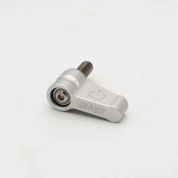Low Boy Power Switch - 10/32 Thread - Silver Finish