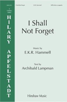 I Shall Not Forget