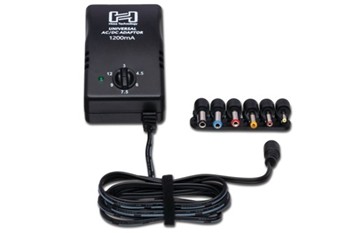 Universal Power Adapter, Selectable Up To 12 Vdc 1200 Ma