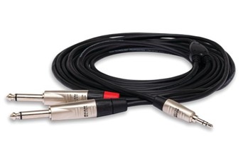 Pro Stereo Breakout, Rean 3.5 Mm Trs To Dual 1/4 In Ts, 6 Ft