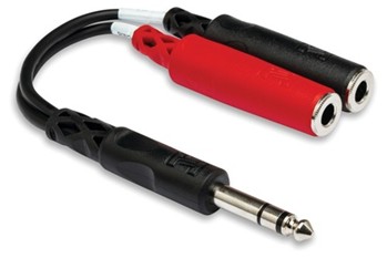 Stereo Breakout, 1/4 In Trs To Dual 1/4 In Tsf