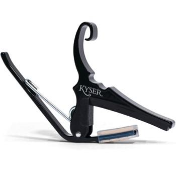 Capo--guitar Kyser 6-string Standard - Spring Clamp - Black for Guitar Capo
