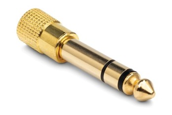 Headphone Adapter, 3.5 mm TRS to 1/4 in. TRS