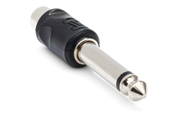 Adapters, RCA to 1/4 in. TS, 2 Pc