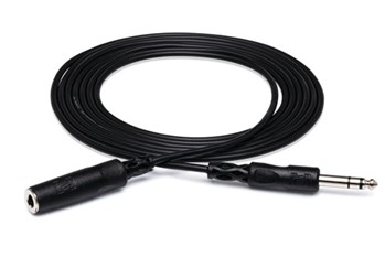 Headphone Extension Cable, 1/4 in. TRS to 1/4 in. TRS, 10 ft.