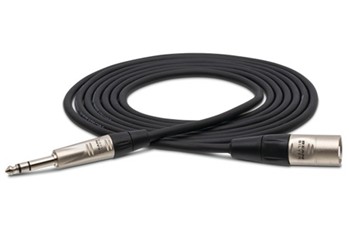 Pro Balanced Interconnect, REAN 1/4 in. TRS to XLR3M, 15 ft.