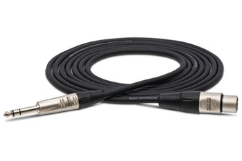 Pro Balanced Interconnect, REAN XLR3F to 1/4 in. TRS, 5 ft.