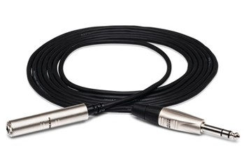 Pro Headphone Extension Cable, REAN 1/4 in. TRS to 1/4 in. TRS, 25 ft.