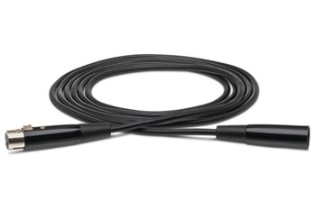 Economy Microphone Cable, Hosa XLR3F to XLR3M, 25 ft.