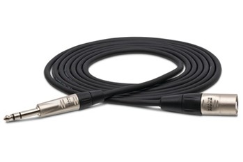 Pro Balanced Interconnect, REAN 1/4 in. TRS to XLR3M, 30 ft.