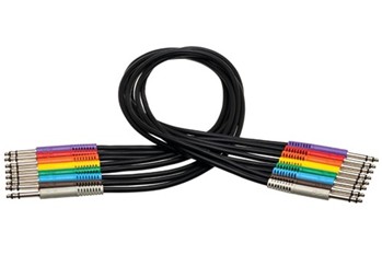 Balanced Patch Cables, TT TRS to Same, 3 ft.