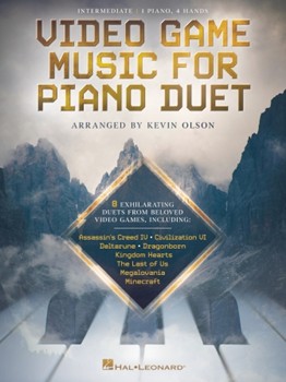 Video Game Music for Piano Duet - 8 Exhilarating Duets from Beloved Video Games for 1 Piano, 4 Hands