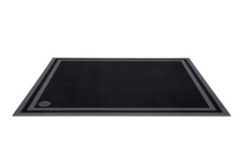 DRUMnBASE Sound Stage Persian Style Drum Rug 6'' X 5.5'' Stage Black