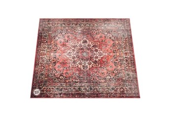 DRUMnBASE Sound Stage Persian Style Drum Rug 6'' X 5.5'' Orginal Red