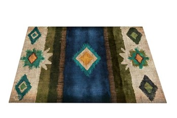 Drumnbase Earthing Stage Rug Blue
