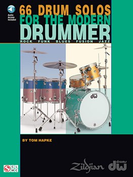 66 Drum Solos For The Modern Drummer by Hapke Tom for Drum Set (w/CD)