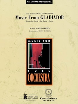 Gladiator Music From by Zimmer Hans - Wasson John - for Full Orchestra