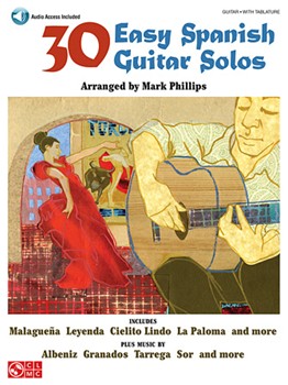 30 Easy Spanish Guitar Solos by - Phillips Mark - for
