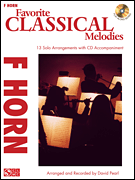 Favorite Classical Melodies w/play-along cd [f horn]