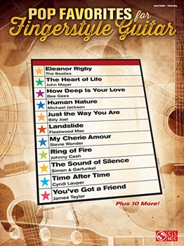 Pop Favorites for Fingerstyle Guitar by Various for Guitar/Voc