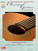39 Progressive Solos for Classical Guitar w/online audio