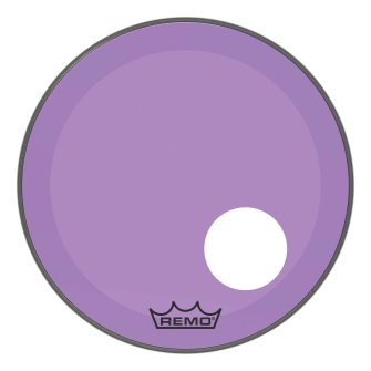 Powerstroke® P3 Colortone(TM) Purple Skyndeep® Drumhead with 5 inch. Offset Hole by for
