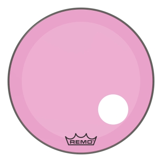 Powerstroke® P3 Colortone(TM) Pink Skyndeep® Drumhead with 5 inch. Offset Hole by for