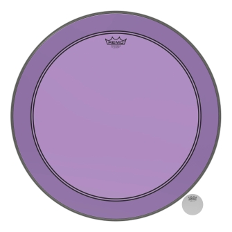 Powerstroke® P3 Colortone(TM) Purple Skyndeep® Drumhead with 5 inch. Offset Hole by for