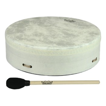 Buffalo Drum - Standard 16 inch. Diameter; 3.5 inch. Deep Drum with Beater by for