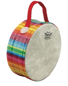 Baby Drum with Twin Ball Mallet - Kids Make Music Series 5 inch. x 2 inch. Acousticon Shell & Pre-Tuned Fiberskyn Drumhead by for