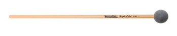 Medium Soft Xylophone Mallets - 1-1/16 Rubber Weighted - Dark Grey - Rattan - Christopher Lamb Orchestral Series by for