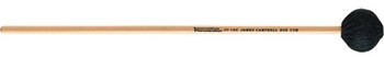 James Campbell Soft Suspended Cymbal Mallet - Dark Green Yarn - Rattan by for