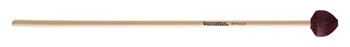 Hard Vibraphone Mallets - Burgundy Cord - Rattan by for