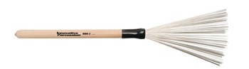 Wire Brush - Medium / Fixed Wood Handle by for
