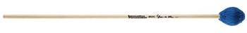 Extremely Hard Concerto Marimba Mallets - Electric Blue Bamboo Cord - Birch by for