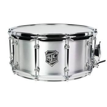 Alpha Aluminum Snare, 6.5 inch. x 14 inch. - 1.2mm Brushed Aluminum shell