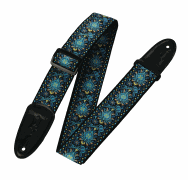 Levy's Blue Weave Hootenanny Guitar Strap