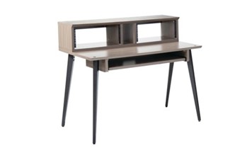 Elite Furniture Series Main Desk In Driftwood Grey Finish
