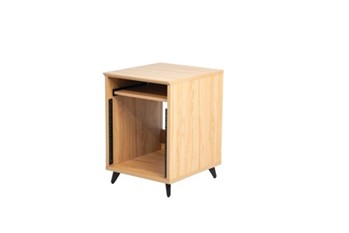 Elite Furniture Series 10u Studio Rack Table In Natural Maple Matte Finish