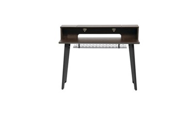 Elite Furniture Series 61-note Keyboard Table In Dark Walnut Finish