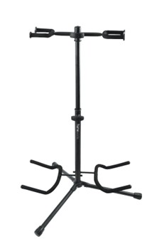Frameworks Double Guitar Stand With Heavy Duty Tubing And Instrument Finish Friendly Ru